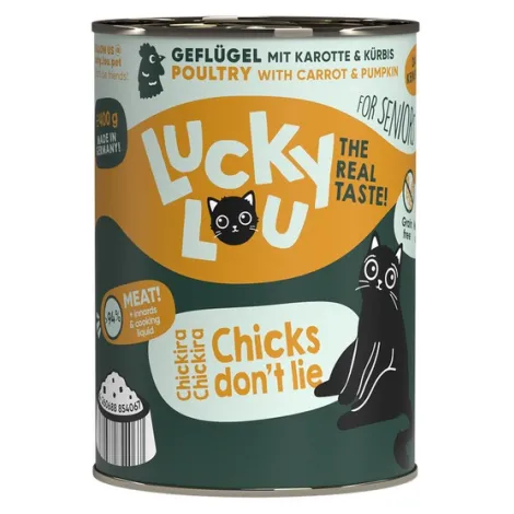 Karma dla kota LUCKY LOU senior drób 400g Karma dla kota LUCKY LOU senior drób 400g