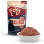 Karma dla kota LUCKY LOU senior drób wołowina 125g