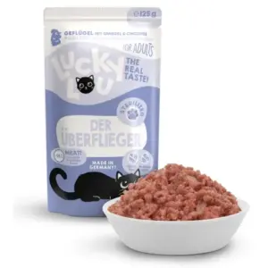 Karma dla kota LUCKY LOU sterilized drób 125g
