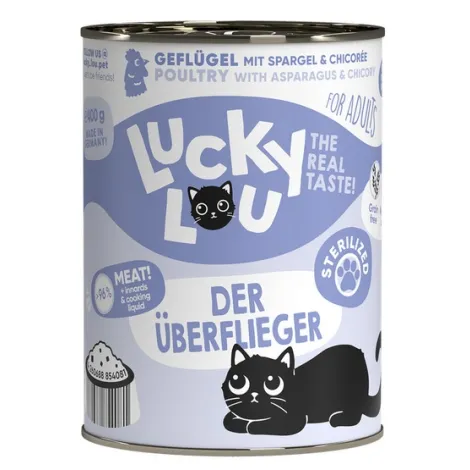 Karma dla kota LUCKY LOU sterilized drób 400g Karma dla kota LUCKY LOU sterilized drób 400g