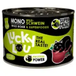 Karma dla kota LUCKY LOU supermono dzik 200g