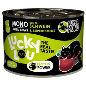 Karma dla kota LUCKY LOU supermono dzik 200g
