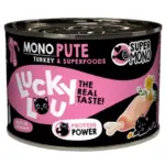 Karma dla kota LUCKY LOU supermono indyk 200g