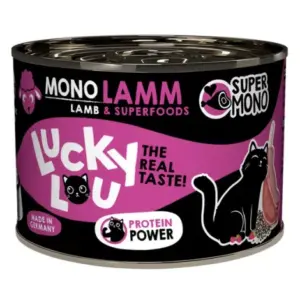 Karma dla kota LUCKY LOU supermono jagnięcina 200g