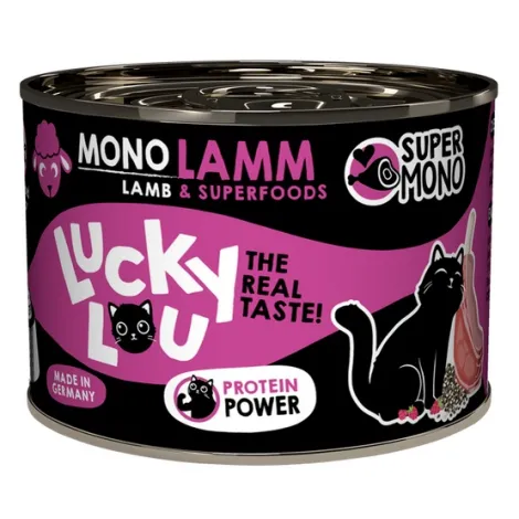 Karma dla kota LUCKY LOU supermono jagnięcina 200g
