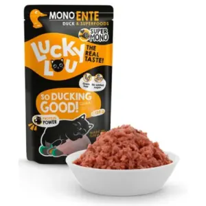 Karma dla kota LUCKY LOU supermono kaczka 125g