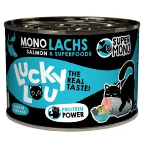 Karma dla kota LUCKY LOU supermono łosoś 190g