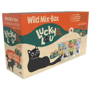 Karma dla kota LUCKY LOU wild mix-box saszetki 12 x 125g