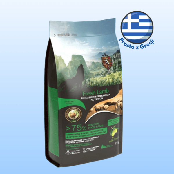 Karma dla psa AMBROSIA Mediterranean Świeża Jagnięcina 1.5kg Karma dla psa AMBROSIA Mediterranean Świeża Jagnięcina 1.5kg