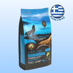 Karma dla psa AMBROSIA Mediterranean Świeża Sardynka i Tuńczyk 5kg