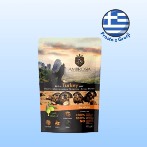Karma dla psa AMBROSIA Wet Mediterranean indyk 150g