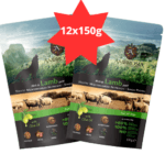 Karma dla psa AMBROSIA Wet Mediterranean jagnięcina 12x150g