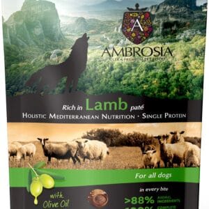 Karma dla psa AMBROSIA Wet Mediterranean jagnięcina 150g