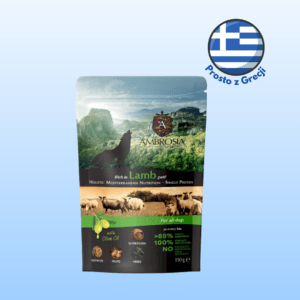 Karma dla psa AMBROSIA Wet Mediterranean jagnięcina 150g
