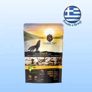 Karma dla psa AMBROSIA Wet Mediterranean kaczka 150g