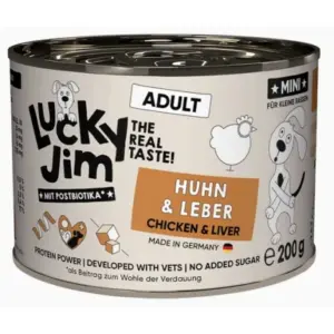 Karma dla psa LUCKY JIM Classic Mini kurczak wątróbka 200g