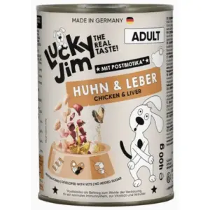 Karma dla psa LUCKY JIM Classic kurczak wątróbka 400g