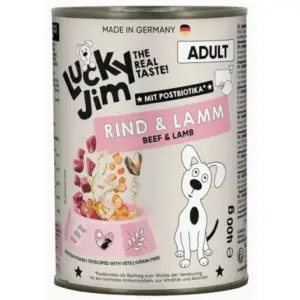 Karma dla psa LUCKY JIM Classic wołowina jagnięcina 400g