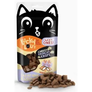 Przysmaki dla kota LUCKY LOU Krunchy Krisps ser 60g