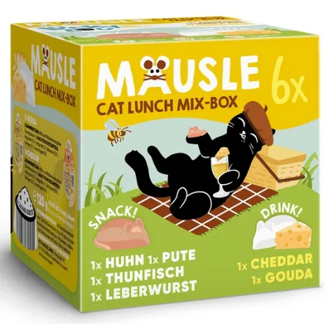 Przysmaki dla kota LUCKY LOU mausle multipack 6 x 28g Przysmaki dla kota LUCKY LOU mausle multipack 6 x 28g