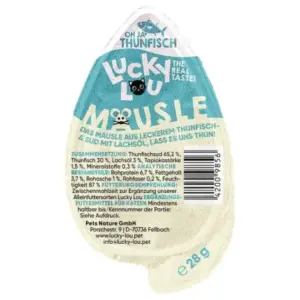 Przysmaki dla kota LUCKY LOU mausle tuńczyk 28g