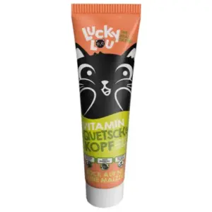 Przysmaki dla kota LUCKY LOU pasta odkłaczająca witaminy 100g