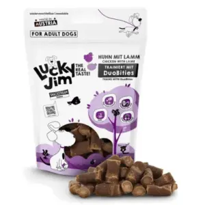 Przysmaki dla psa LUCKY JIM DuoBities kurczak jagnięcina 70g