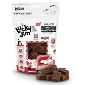 Przysmaki dla psa LUCKY JIM MeatCubes wołowina 70g