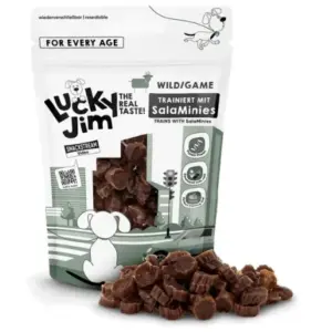 Przysmaki dla psa LUCKY JIM SalaMinies dziczyzna 70g