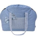 Ultramiękka torba PETSTORIES denim dream niebieska M do 5kg