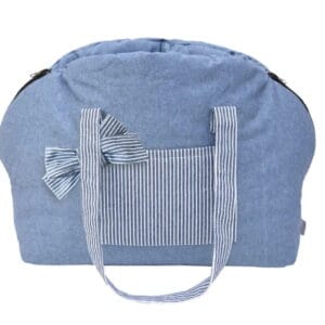 Ultramiękka torba PETSTORIES denim dream niebieska M do 5kg