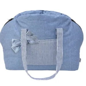Ultramiękka torba PETSTORIES denim dream niebieska M do 5kg