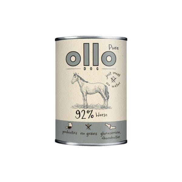 Karma dla psa OLLO Pure konina 850g