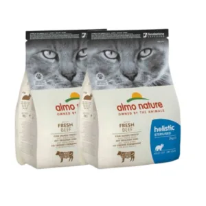 Karma dla kota ALMO NATURE FUNCTIONAL STERILISED wołowina 2x2kg
