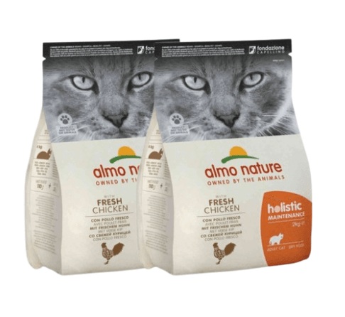 Karma dla kota ALMO NATURE HOLISTIC ADULT kurczak 2x2 kg