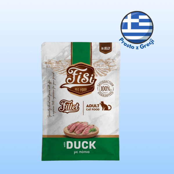 Karma dla kota PERFECT PET FISI kaczka w galaretce 85g