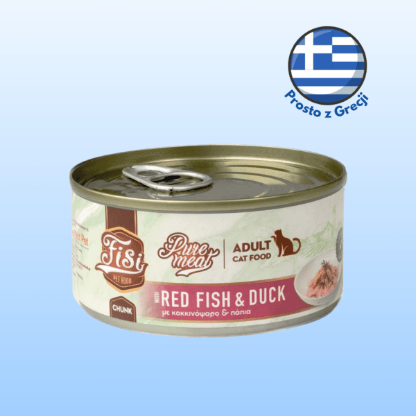 Karma dla kota PERFECT PET FISI karmazyn kaczka 170g Karma dla kota PERFECT PET FISI karmazyn kaczka 170g