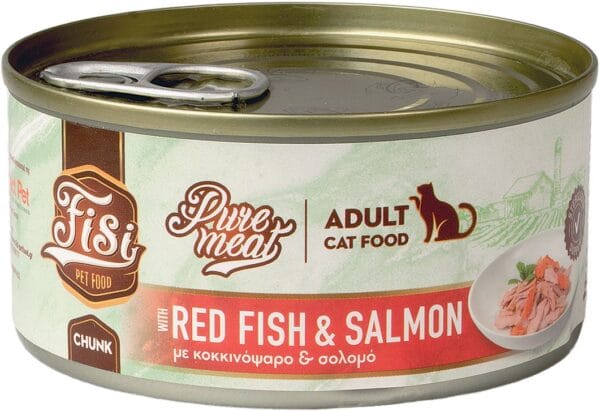 Karma dla kota PERFECT PET FISI karmazyn łosoś 170g