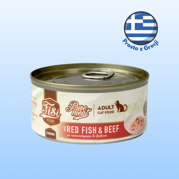 Karma dla kota PERFECT PET FISI karmazyn wołowina 170g