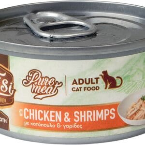 Karma dla kota PERFECT PET FISI kurczak krewetki w rosole 80g