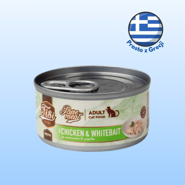 Karma dla kota PERFECT PET FISI kurczak narybek w rosole 80g