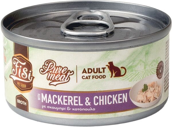Karma dla kota PERFECT PET FISI makrela kurczak w rosole 80g
