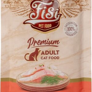 Karma dla kota PERFECT PET FISI mus hair skin karmazyn 80g