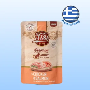 Karma dla kota PERFECT PET FISI mus kurczak łosoś 80g