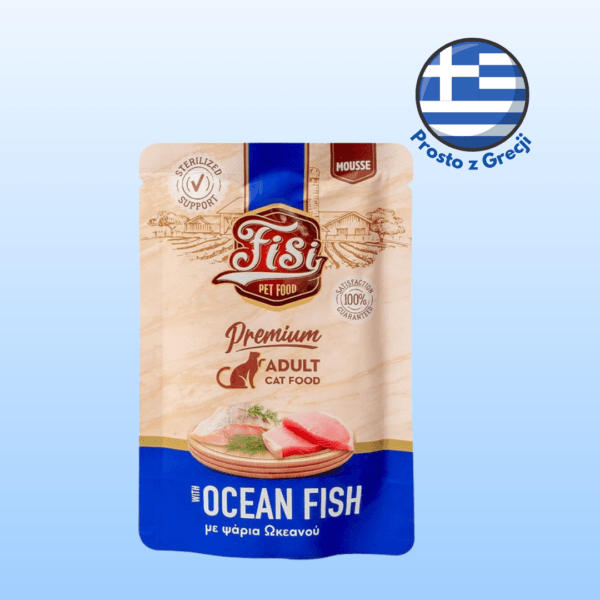 Karma dla kota PERFECT PET FISI mus ryby oceaniczne 80g Karma dla kota PERFECT PET FISI mus ryby oceaniczne 80g