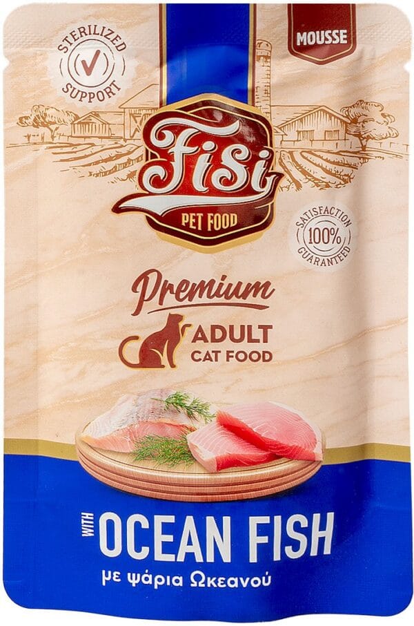 Karma dla kota PERFECT PET FISI mus ryby oceaniczne 80g