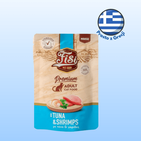 Karma dla kota PERFECT PET FISI mus tuńczyk krewetki 80g Karma dla kota PERFECT PET FISI mus tuńczyk krewetki 80g