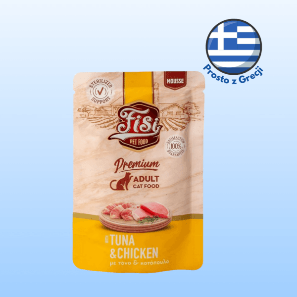 Karma dla kota PERFECT PET FISI mus tuńczyk kurczak 80g