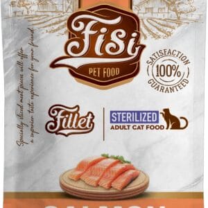 Karma dla kota PERFECT PET FISI sterylizacja łosoś w galaretce 85g