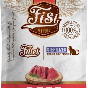 Karma dla kota PERFECT PET FISI sterylizacja wołowina w galaretce 85g